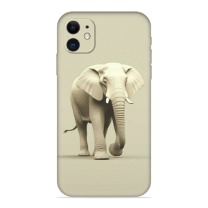 iPhone 12 Mini Cover with Majestic Elephant Print