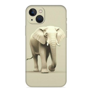 iPhone 13 Mini Cover with Majestic Elephant Print