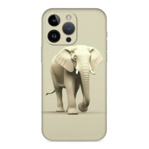 iPhone 14 Pro Cover with Majestic Elephant Print