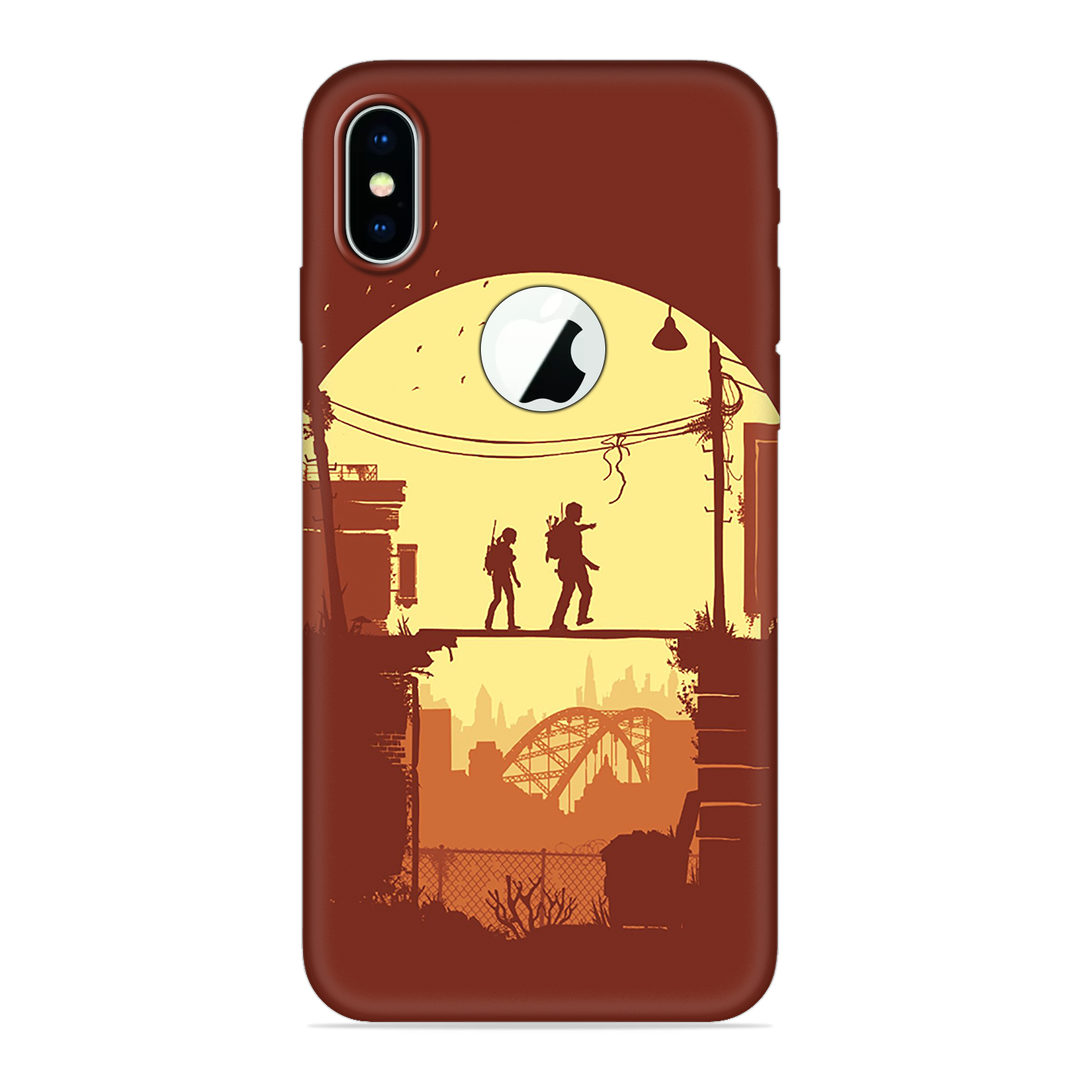 iPhone X (Logo Cut) Minimalist Illustration Cover